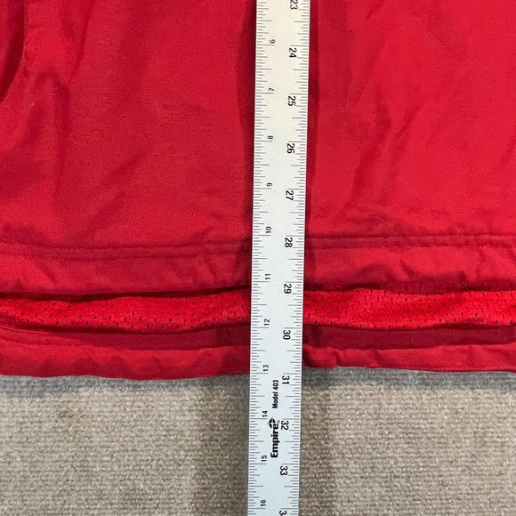 adidas Remix US 971 Jacket Men's Medium Red 1/2 Zip Lined Hooded Water Resistant - Picture 16 of 16